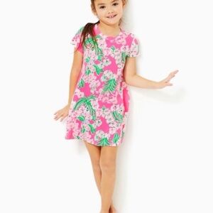 Lilly Pulitzer Mini Cody Pink Floral Kids Dress